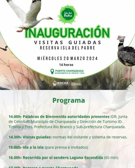 Inauguración visitas guiadas a Reserva Isla del Padre