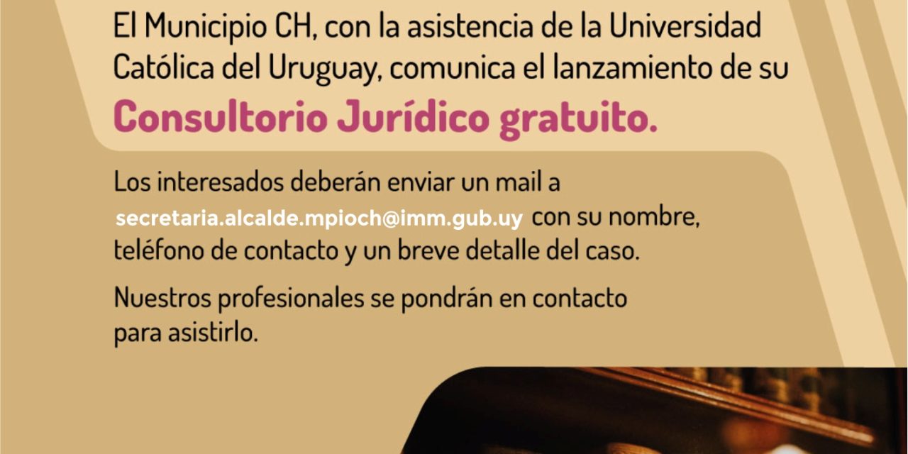 Consultorio Jurídico gratuito en el Municipio CH