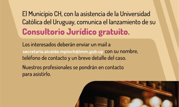 Consultorio Jurídico gratuito en el Municipio CH