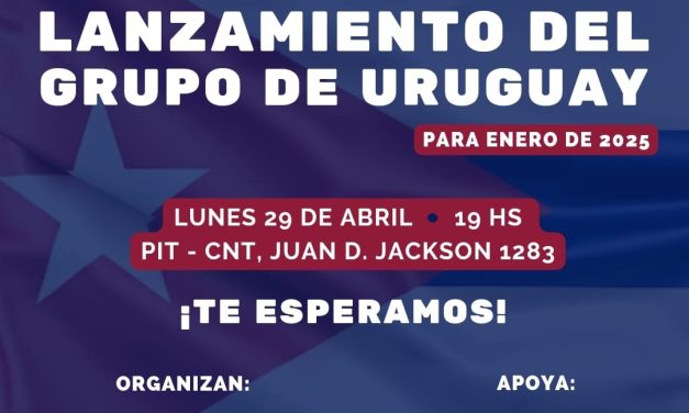 Coordinadora de Apoyo a la Revolución Cubana – PITCNT por 30 Brigada Suramericana de trabajo voluntario y solidario