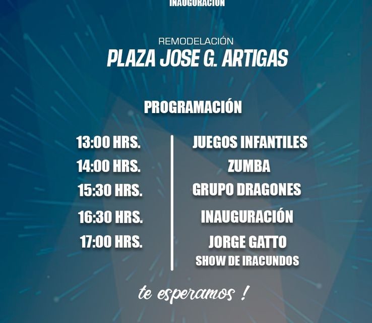 Remodelación de Plaza Principal José G. Artigas de Rincón