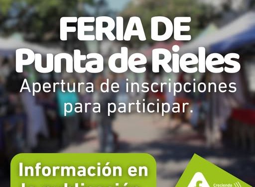Inscripciones para participar en Feria de Punta de Rieles