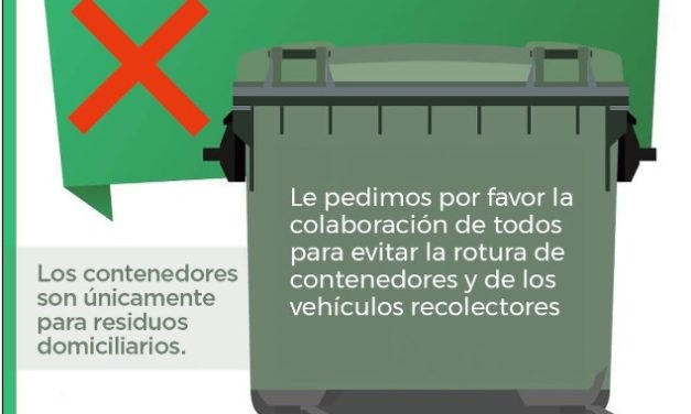 No tirar escombros y residuos de obras en los contenedores: ¿en dónde es la exhortación?