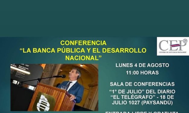 Ponencia de Álvaro García: La banca pública y el desarrollo nacional