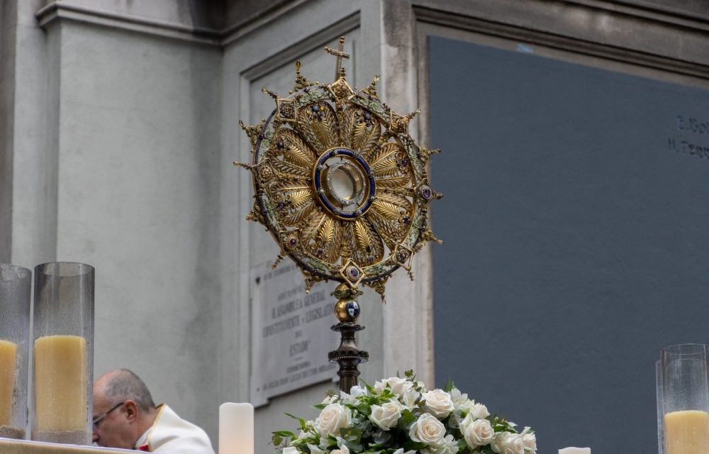 Procesión de Corpus Christi este domingo 22