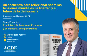 Conversatorio con Omar Paganini  “Democracia y libertad para un mundo en crisis”