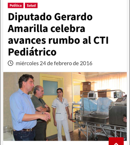 Amarilla CTI pediátrico
