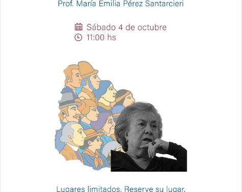 Martinelli: Charla de la Profesora María Emilia Pérez Santarcieri “Un Bicentenario con cientos de historias”