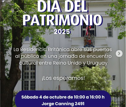 Residencia Británica abre sus puertas el Día del Patrimonio