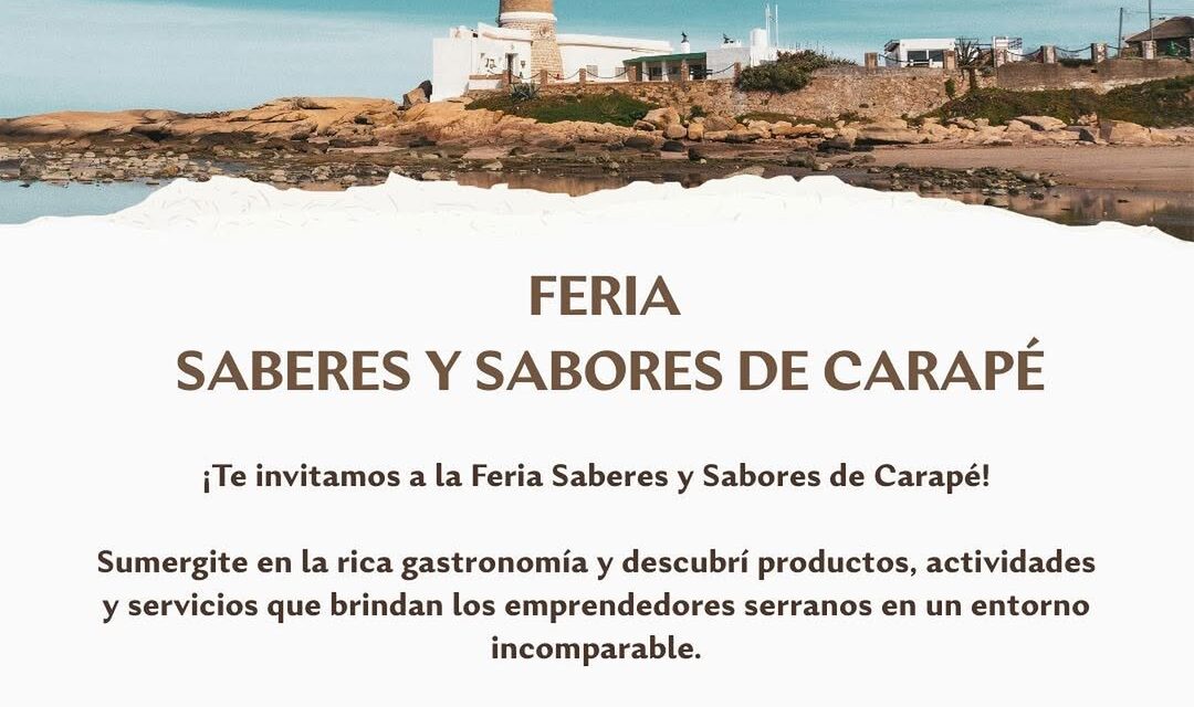 Feria Saberes y Sabores de Carapé