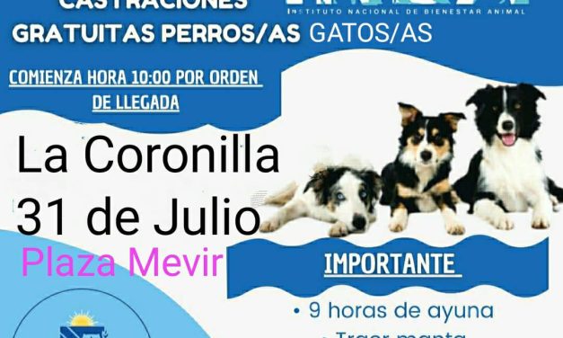 Castraciones en La Coronilla este Jueves 31