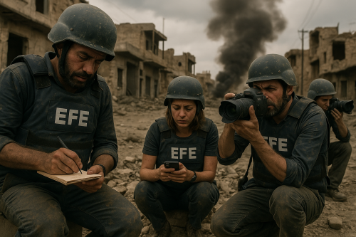 reporteros medio oriente