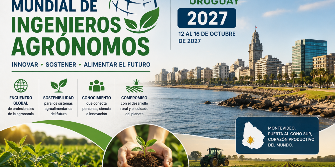 Congreso Mundial de Ingenieros Agrónomos 2027 en Uruguay