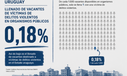Sólo se cubrió el 0,18% del total de vacantes provistas en el año en los organismos obligados para las personas víctimas de delitos