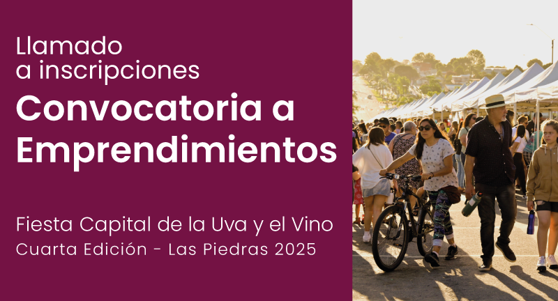 Llamado a emprendedores para la Fiesta de la Capital de la Uva y el Vino 2025