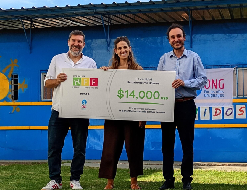 Herbalife renovó su apoyo a la ONG por los niños uruguayos “El Vagón” con una donación de U$S 14.000 para fortalecer programas alimentarios