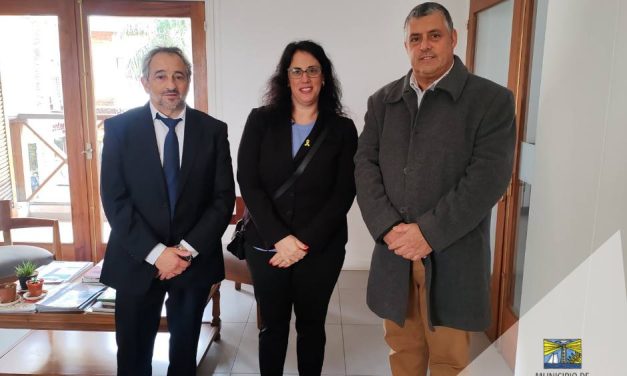 Alcalde reelecto Javier Carballal se reunió con el alcalde José Costa y la embajadora de Israel, Michal Hershkovitzen