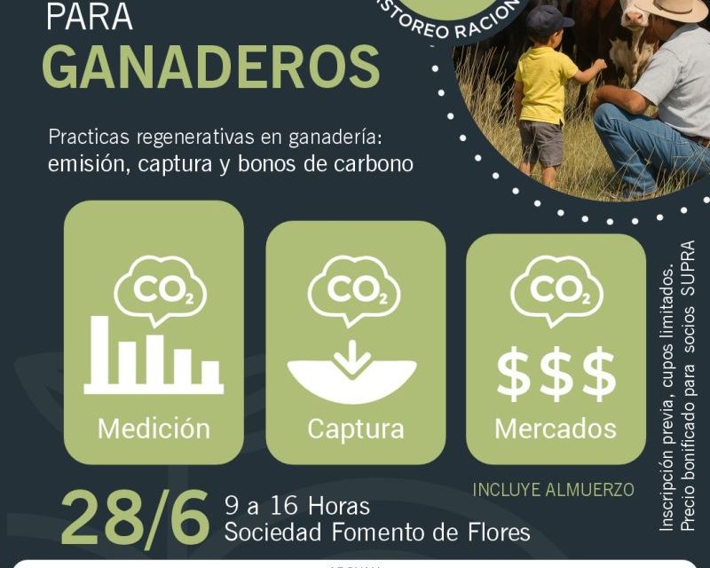 Jornada “LA RUTA DEL CARBONO PARA GANADEROS: Emisión, Captura y Bonos de Carbono”