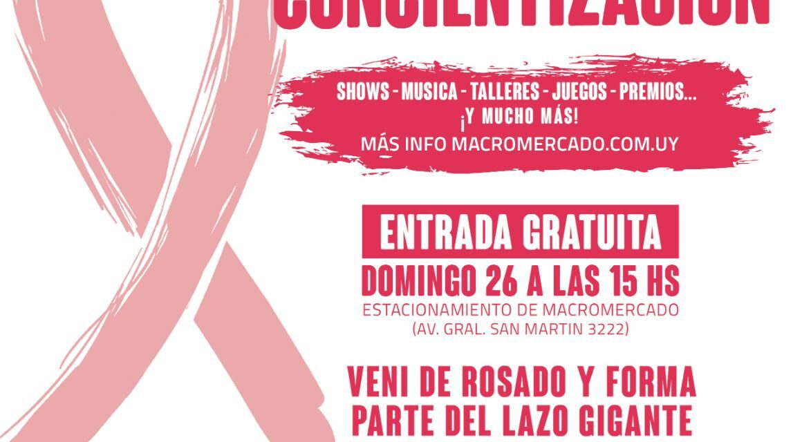 Segunda Feria de Concientización de Macromercado en su compromiso de prevención del cáncer de mama