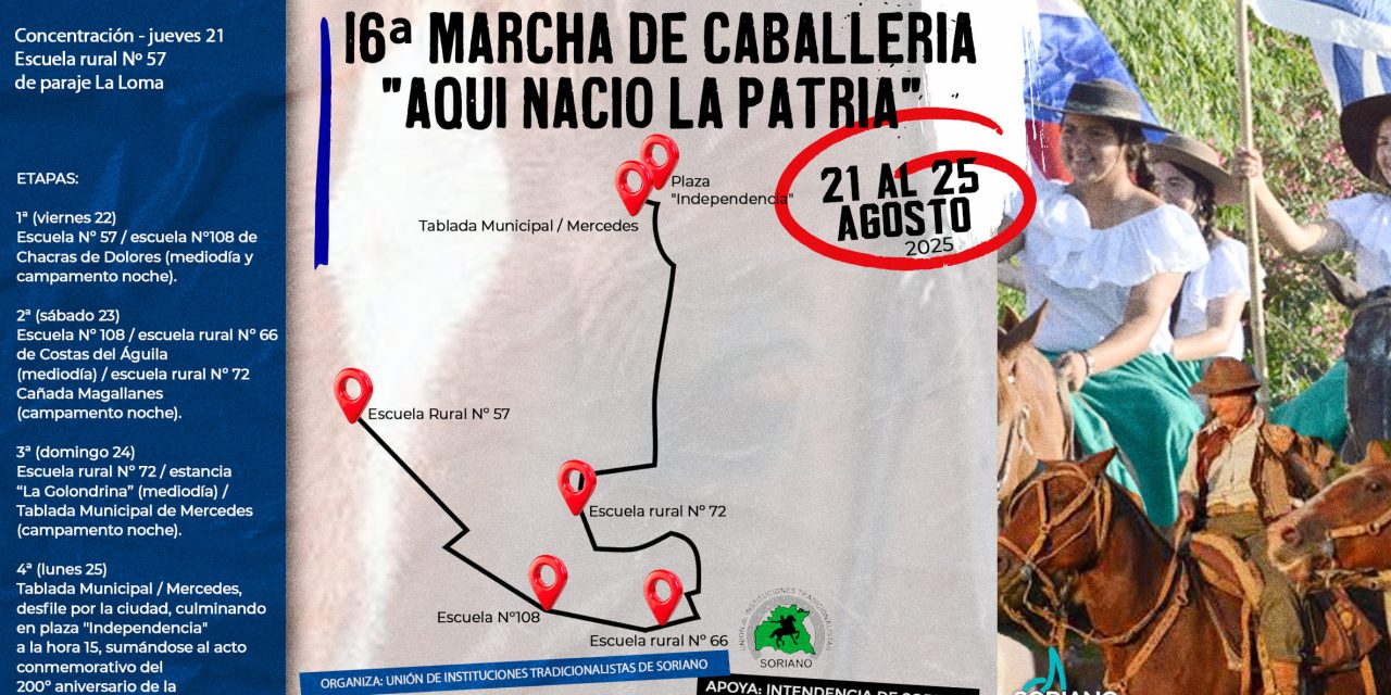 16ª Marcha de Caballería «Aquí nació la Patria»: conozca los detalles