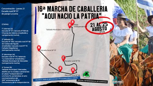 Marcha a Caballo en Soriano