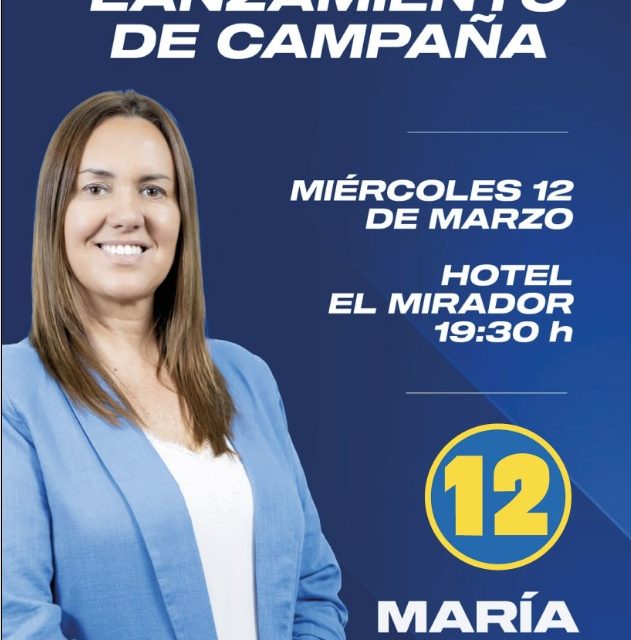 Lanzamiento de campaña de María de Lima a la Intendencia de Colonia