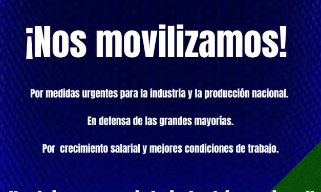 Confederación de Sindicatos Industriales se moviliza con oratoria frente al MEF