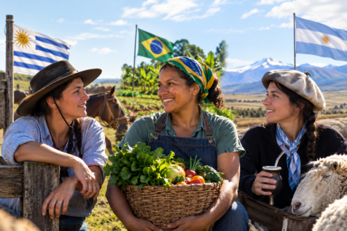 Mujeres rurales de Uruguay, Brasil y Argentina