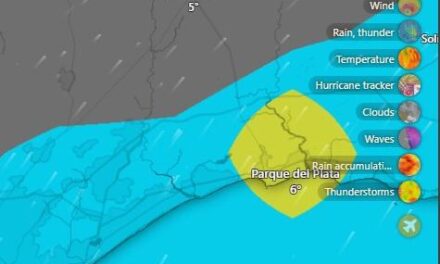 Jueves 2 con “nieve húmeda” en Uruguay