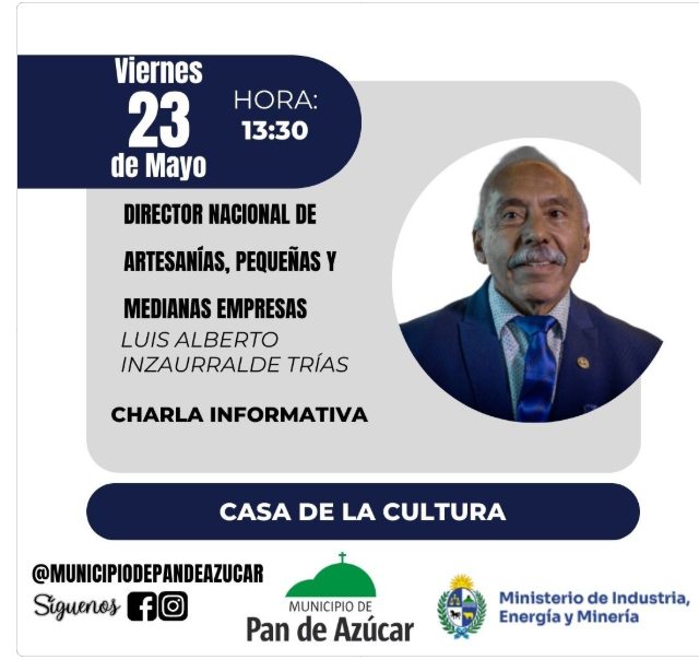 Director de Artesanías, Pymes y Mipymes en Pan de Azúcar