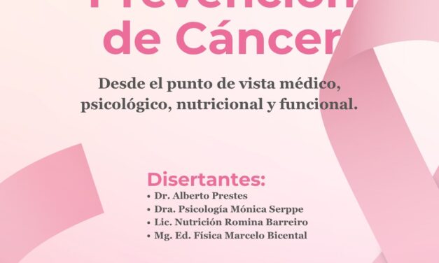 Charla gratuita sobre prevención del cáncer