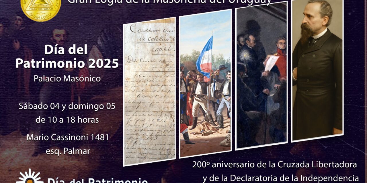 Día del Patrimonio: Gran Logia de la Masonería del Uruguay abre las puertas de su Palacio Masónico y Gran Templo