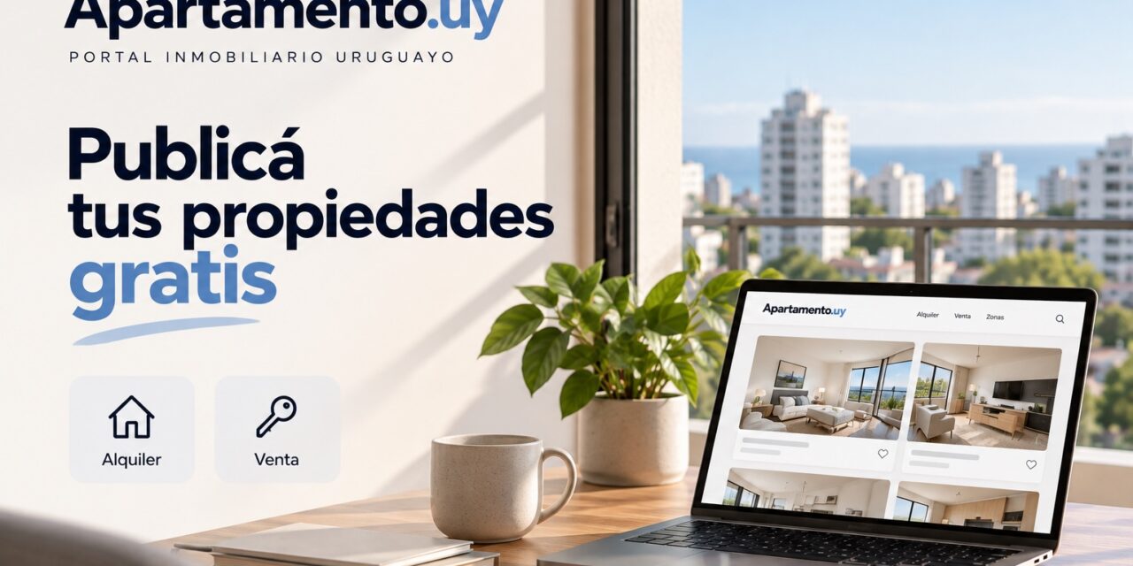 Apartamento.uy: un nuevo portal inmobiliario uruguayo llega para facilitar la publicación de propiedades