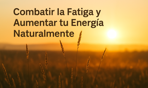 Guía para combatir la fatiga y aumentar tu energía naturalmente