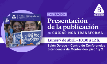 Mónica Xavier y Susana Muñiz participarán en actividad sobre las políticas de cuidados del Municipio B