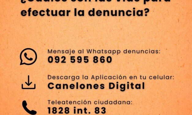 Nuevo canal de denuncias ambientales en Intendencia de Canelones