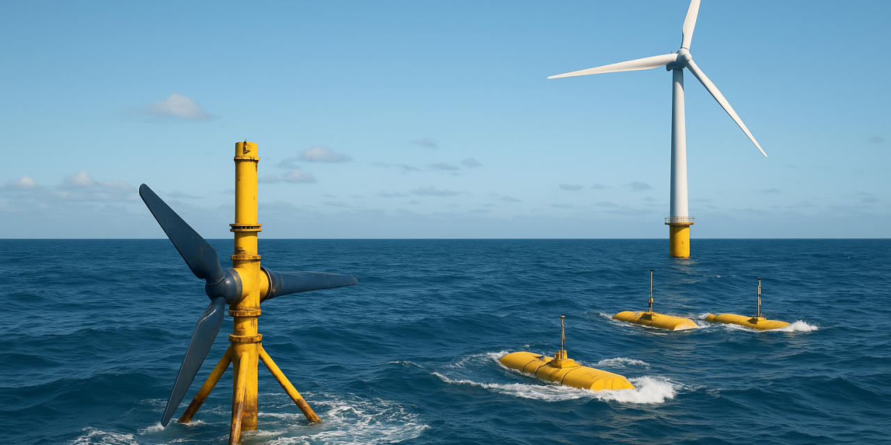 Energía de las mareas y las olas: Aprovechando el poder del océano