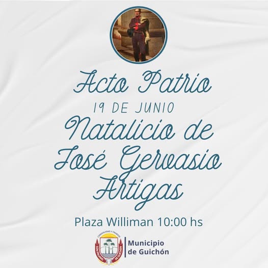 Acto en Guichón por Natalicio de Artigas