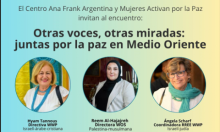 DIÁLOGO: MUJERES POR LA PAZ EN MEDIO ORIENTE