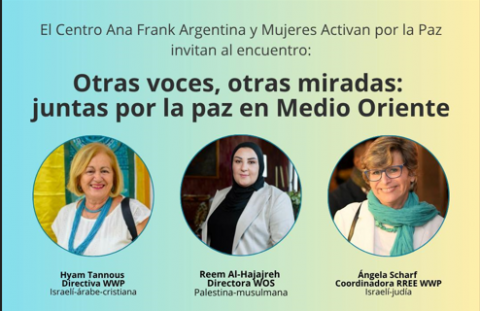 DIÁLOGO: MUJERES POR LA PAZ EN MEDIO ORIENTE
