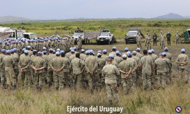 Largo periplo: Presidente Orsi recibe a tropas uruguayas provenientes del Congo