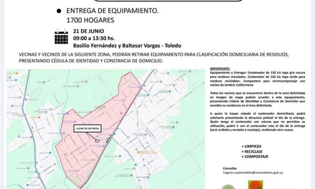 Entrega de contenedores en Toledo