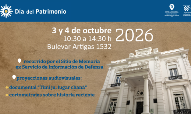 Día del #Patrimonio en la INDDHH