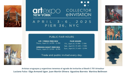 Artistas uruguayos presentes en artexpo New York 2025