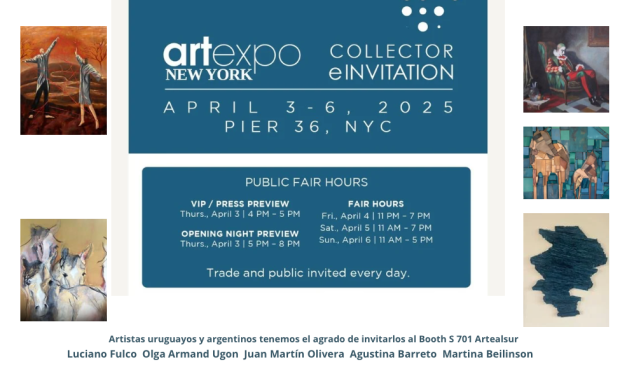 Artistas uruguayos presentes en artexpo New York 2025