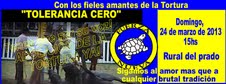 Grupo “Fuerza Nueva” se moviliza en repudio de las domas en la Rural del Prado