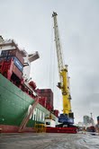 Montecon incorporó nueva grúa móvil para atender barcos de gran porte