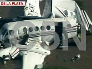 Accidente avioneta en Río de la plata