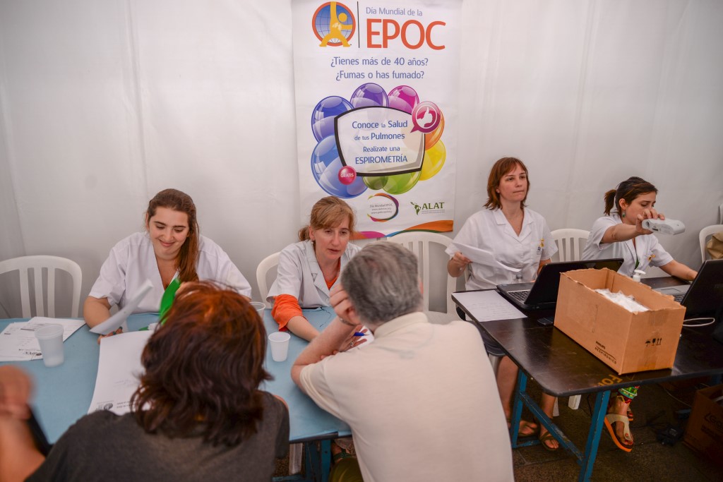 Especialistas realizaron estudios gratuitos en el Día Mundial de la EPOC