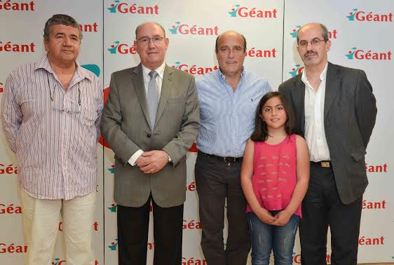 Géant recaudó fondos para respaldar a la Fundación Winners